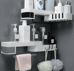 Wall-Mounted Bathroom Storage Rack for Toiletries Mimarta