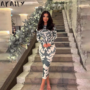 Summer Streetwear Print Dress Rieworkes