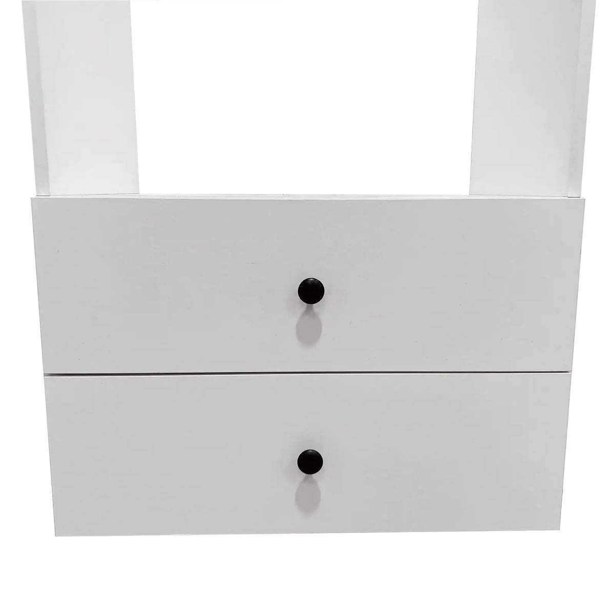 B4 Bathroom colset shelves Wood Modular Closet System Wall Mounted Shelves Walk in Clothes Storage Cabinet Shelving Built in Closet Organizer for Bedroom White 31.49''W x 16.04''D x 47.24''H Rieworkes