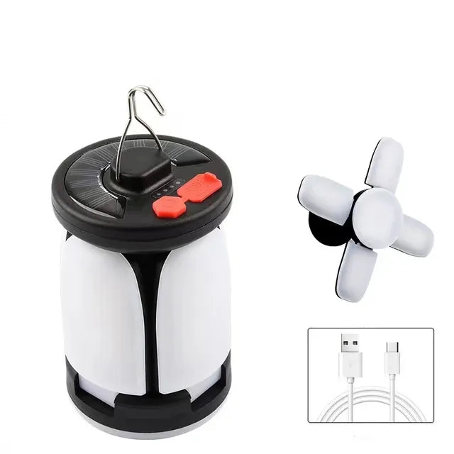 High Power Solar LED Camping Lantern Rieworkes