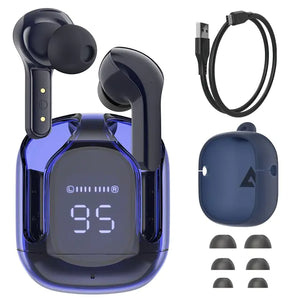 ACEFAST T6 TWS Earphone Wireless Bluetooth 5.0 Headphones Sport Gaming Headsets Noise Reduction Earbuds with Mic + Free cover Rieworkes