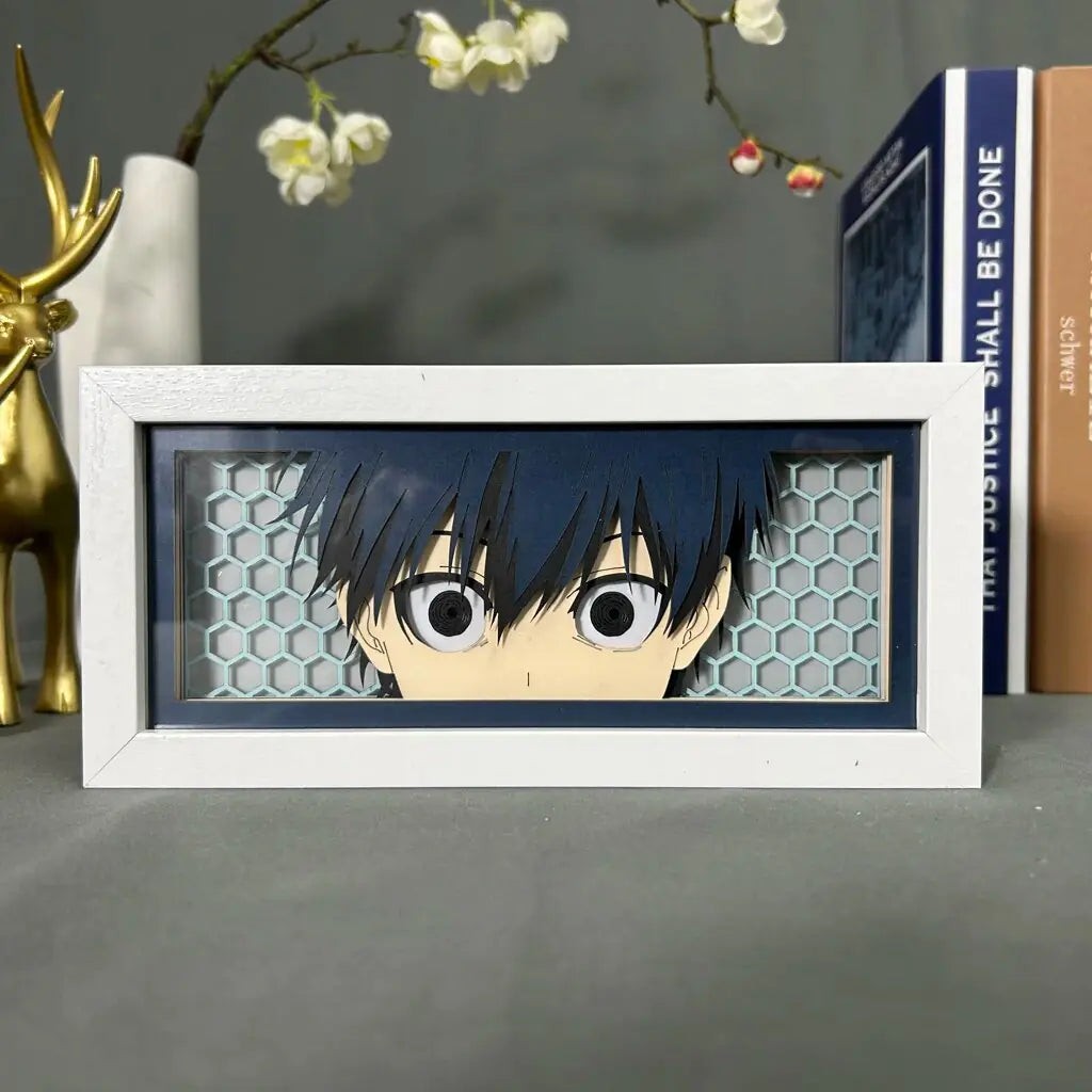 Lightbox Yoichi Isagi Blue Lock For Room Decoration Rieworkes