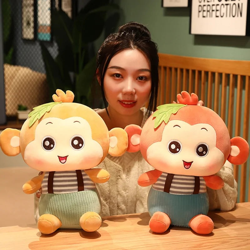 Sitting Monkey Plush Toys Rieworkes