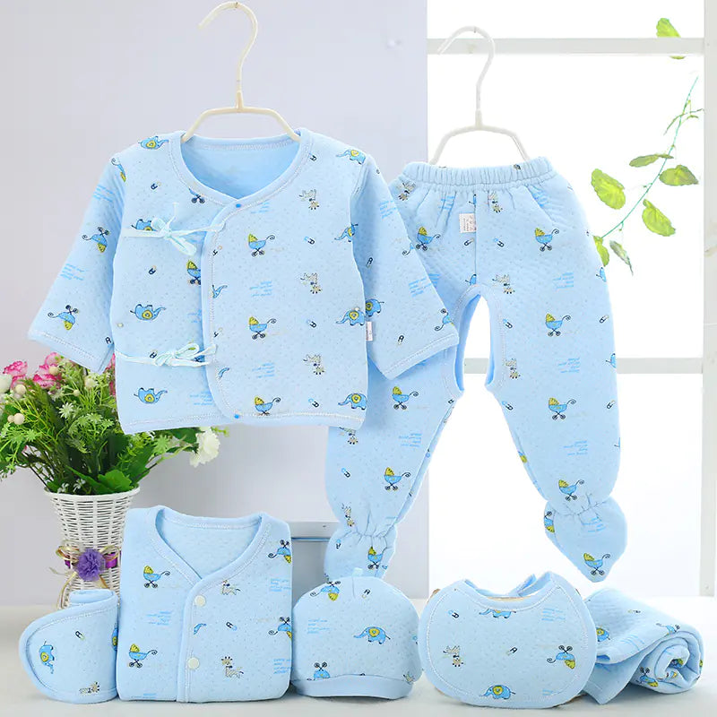 Luxury 7-Piece Cotton Clothing Set for Newborns Mimarta