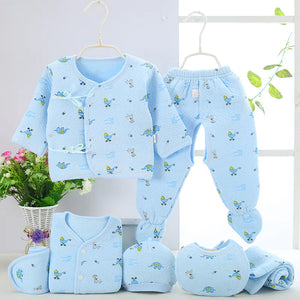 Luxury 7-Piece Cotton Clothing Set for Newborns Mimarta