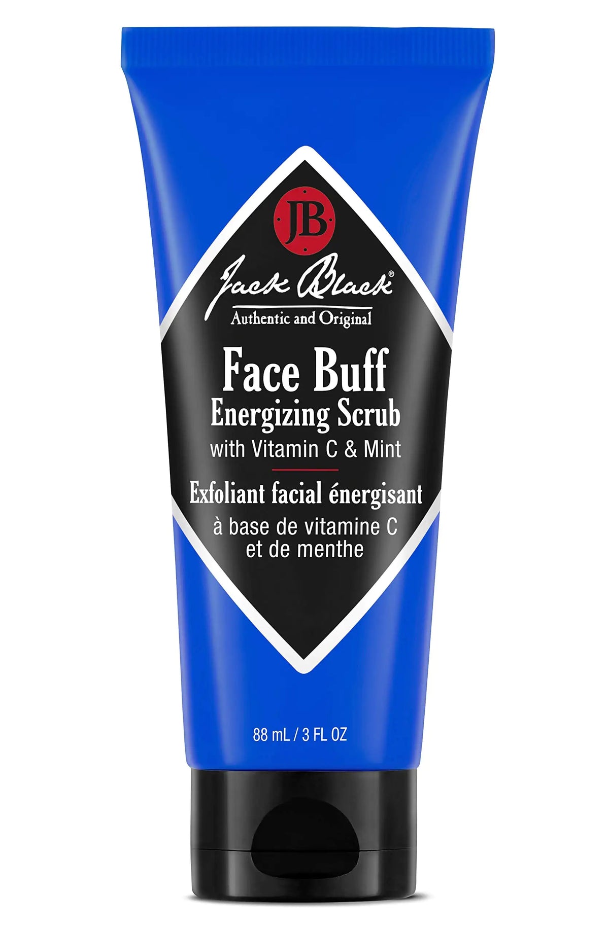 Jack Black Face Buff Energizing Scrub, 6 Fl Oz – Vitamin C & Mint – Deep Cleaning Pre-Shave Cleanser, Men’s Facial Scrub, Remove Oil, Dirt & Dead Skin, Men’s Cleanser, Hydrating Skincare 6 Fl Oz (Pack of 1) Rieworkes