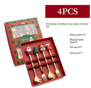 Festive Stainless Steel Christmas Spoon Rieworkes