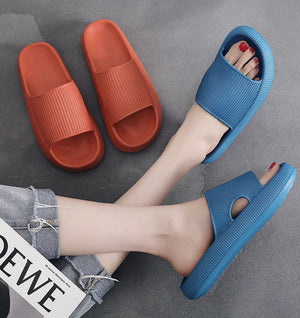 Cozy Pillow Slides Anti-Slip Sandals Ultra Soft Slippers Cloud Home Outdoor Shoe Rieworkes