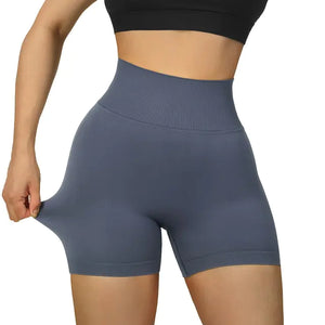 Sports Shorts Women High Waist Workout Seamless Fitness Yoga Shorts Rieworkes