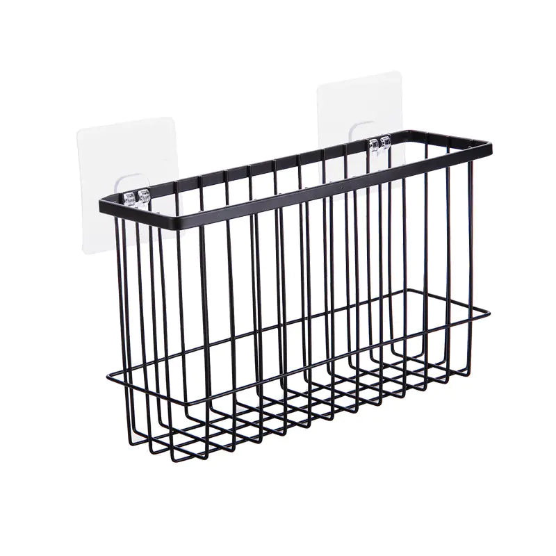 Iron Bathroom Storage Rack - Wall-Mounted Organizer Mimarta