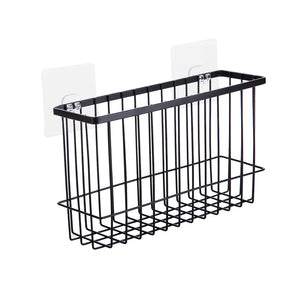 Iron Bathroom Storage Rack - Wall-Mounted Organizer Mimarta