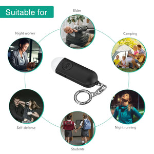 Women's Self Defense Emergency Alarm Keychain Rieworkes