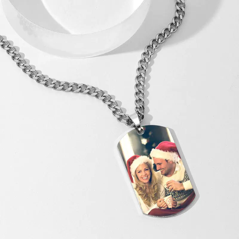 Personalized Photo Necklace Mimarta