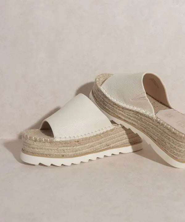 Espadrille Platform Slide Rieworkes