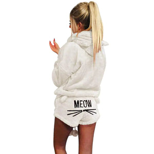 Meow Hoodie PJ's set Rieworkes
