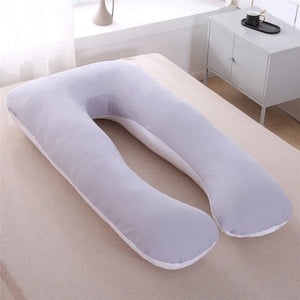 Sleeping Support Pillow For Pregnant Women Body PW12 100% Cotton Rabbit Print U Shape Maternity Pillows Pregnancy Side Sleepers Rieworkes