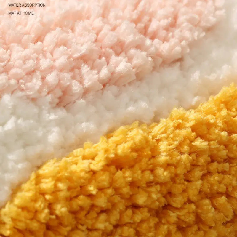 Inyahome Bathroom Rugs Non-Slip Bath Mat Luxury Soft Absorbent Plush Microfiber Bath mats for Bathroom Carpet for Tub Shower Rieworkes