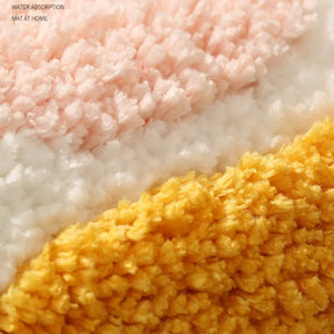 Inyahome Bathroom Rugs Non-Slip Bath Mat Luxury Soft Absorbent Plush Microfiber Bath mats for Bathroom Carpet for Tub Shower Rieworkes