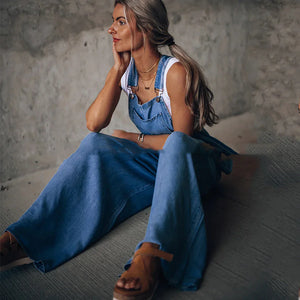 Denim Suspender Overalls Rieworkes