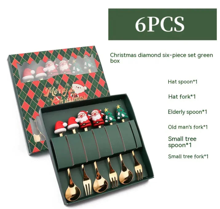 Festive Stainless Steel Christmas Spoon Rieworkes