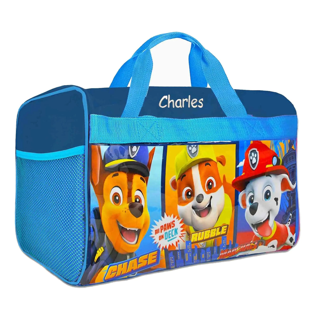 Personalized Licensed Kids Travel Duffel Bag - 18" (Paw Team) Mimarta