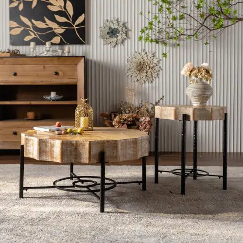 Cedar Coffee Table Set - 2 Piece Set Rieworkes