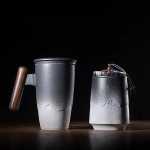 Retro Ceramic Coffee Mug Set Rieworkes