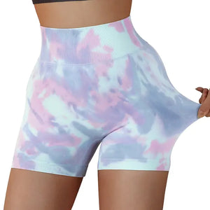 Sports Shorts Women High Waist Workout Seamless Fitness Yoga Shorts Rieworkes