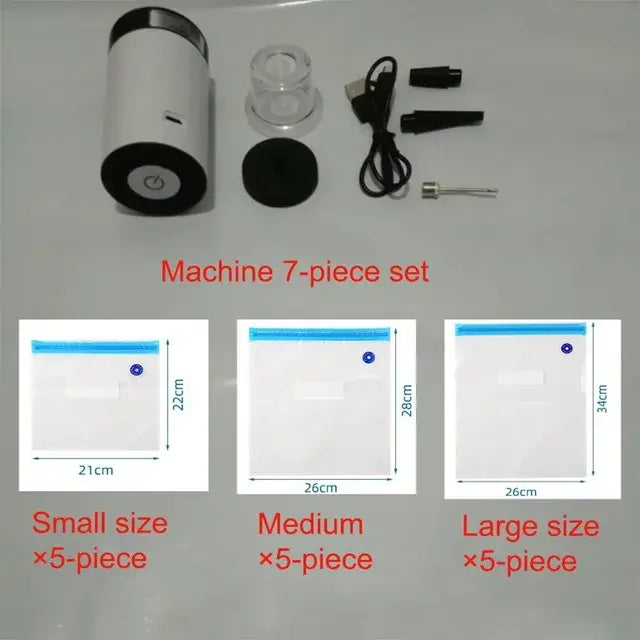 2024 Handheld Food Vacuum Sealer Kit Rieworkes