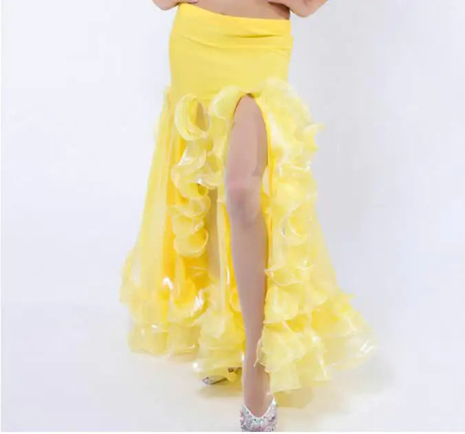 Belly Dance Long Skirt with Slit Hemming Mimarta