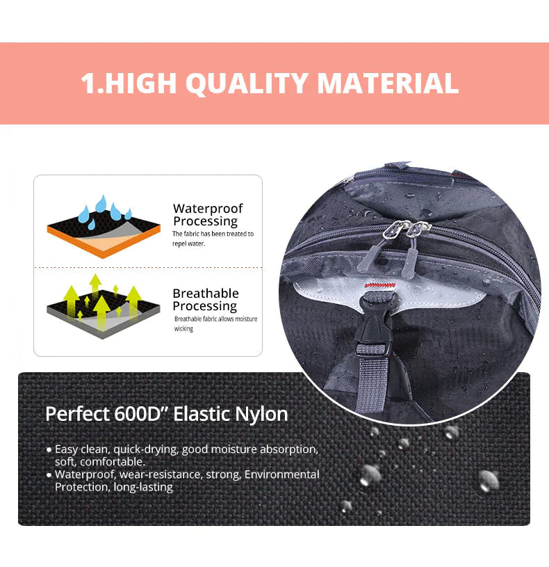 40L Men Women Travel Backpack Rucksack Camping Laptop Hiking School Book Bag USA Rieworkes