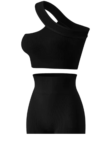 Women's Sports Fitness Shockproof Off-shoulder Suit Rieworkes