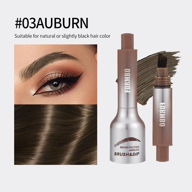 3D Eyebrow Brush with Pressing Head Eyebrow Cream Rieworkes