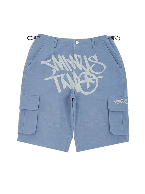 Y2k Shorts Hip Hop Denim Gym Shorts Rieworkes