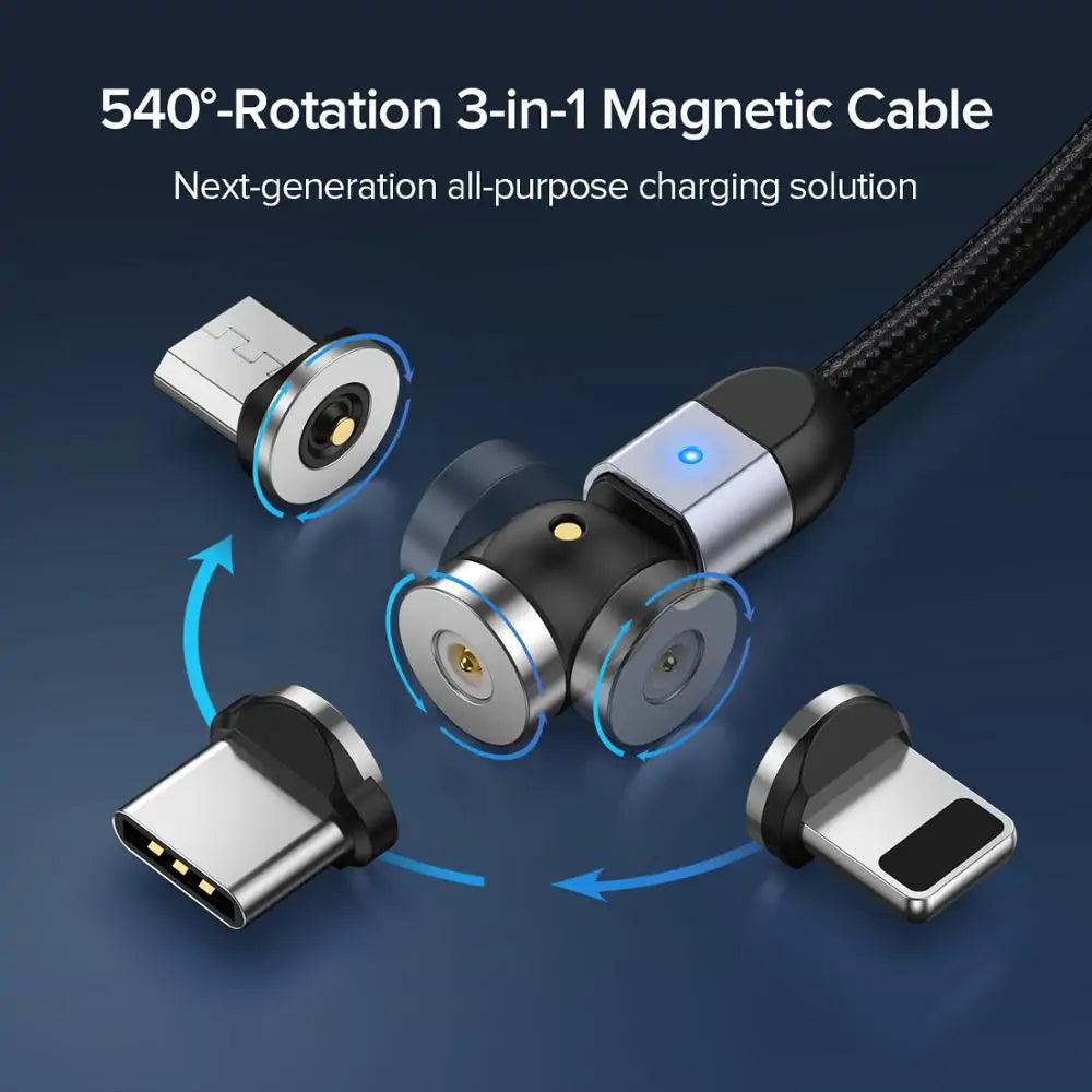 Magnetic USB Type C Micro Cable Phone Charger Rieworkes