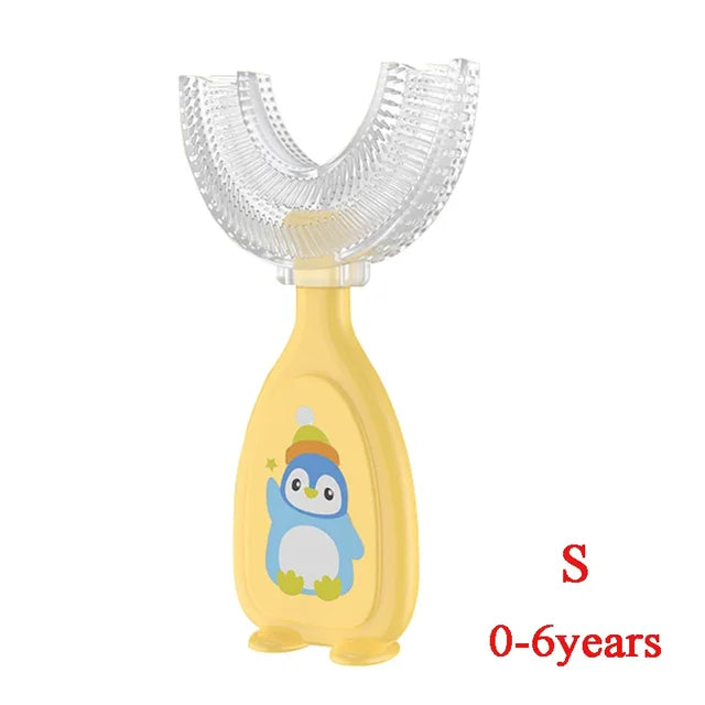 New Hot Children Smart 360 Degree U Shape Manual Toothbrush Rieworkes