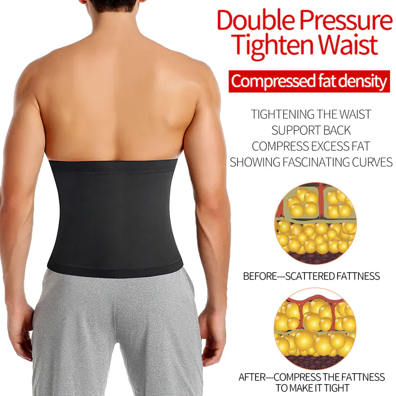 Men's Sauna Body Shaper Waist Trainer Slimming Belt Mimarta