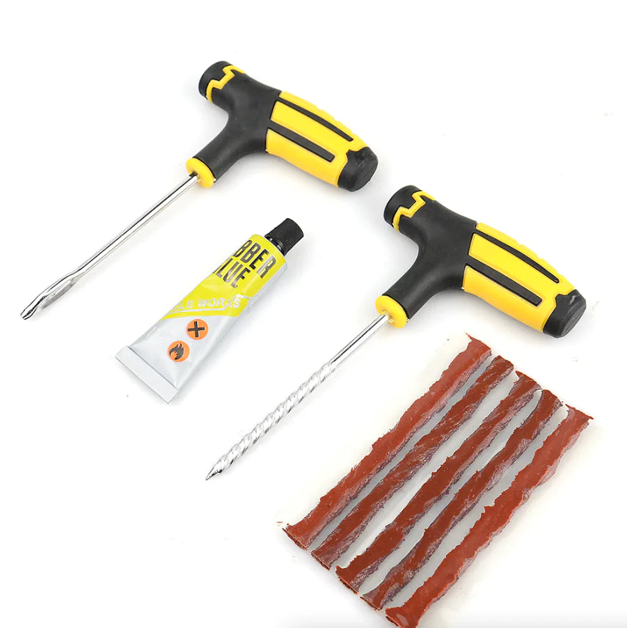 68pc Tire Repair Kit DIY Flat Tire Repair Car Truck Motorcycle Home Plug Patch Rieworkes