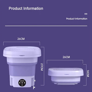 8L Foldable Washing Machine Rieworkes