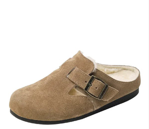 Chic Plush Leather Winter Shoes Rieworkes