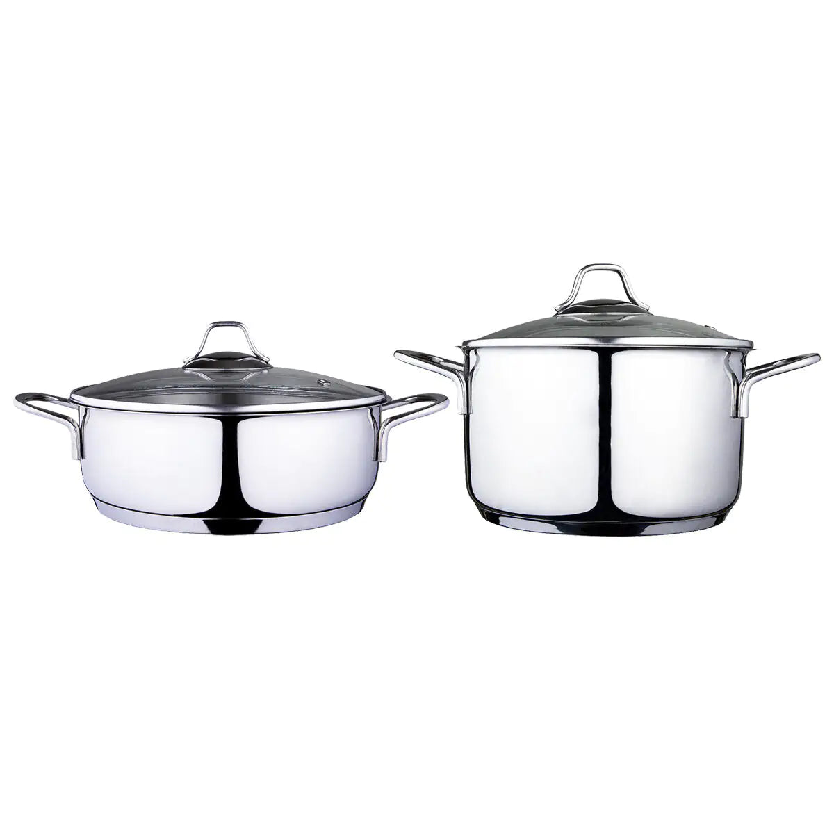 Serenk Modernist Cookware Set Saute Pan Stock Pot, 4 pcs Rieworkes