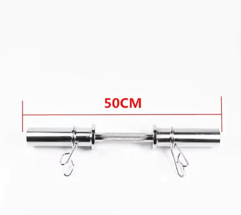 Φ50mm Solid Dumbbell Handle: 2-Inch Home Gym Bar for Weight Lifting and Arm Workouts Rieworkes