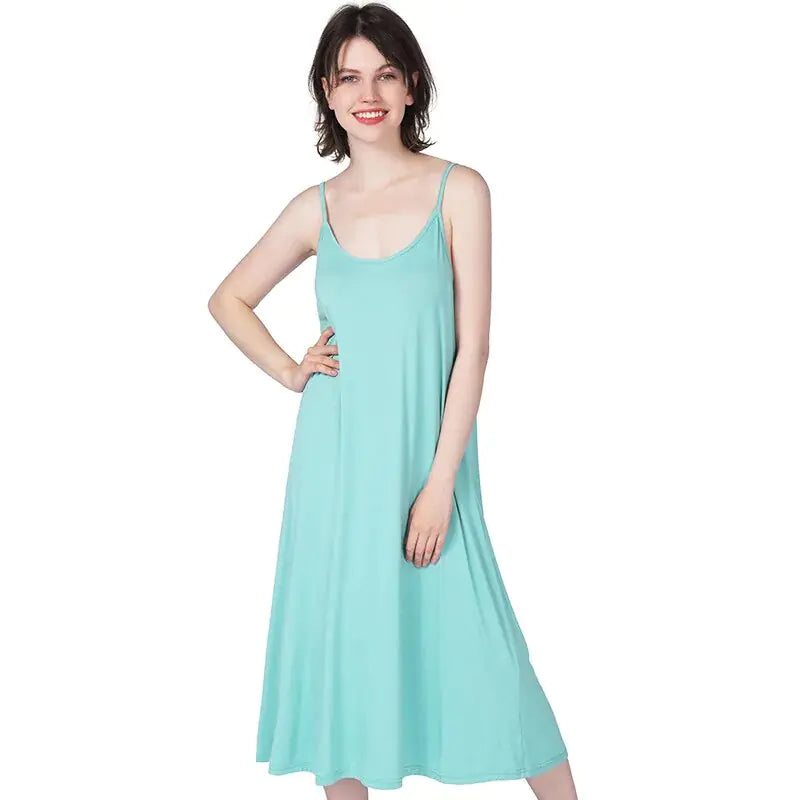 Women Nightgowns Summer Sleepwear Night Dresses 2XL-7XL Plus Size Rieworkes