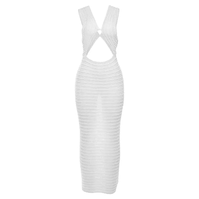 Crochet Knit Maxi Dress Rieworkes