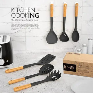 Silicone Cooking Utensils Set Rieworkes