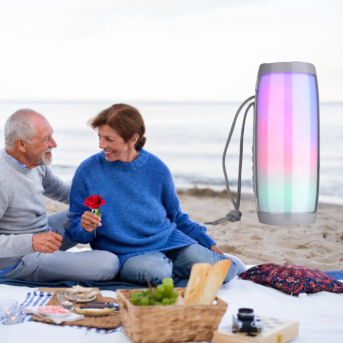 Rainbow LED Bluetooth Speakers In Vibrant Colors Rieworkes