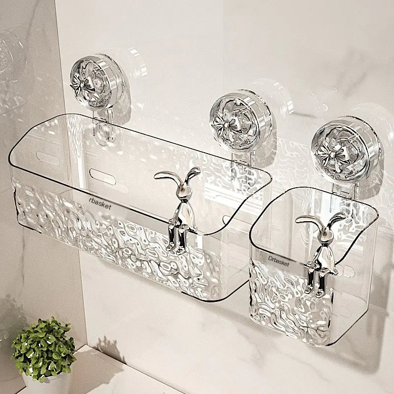 Bathroom Suction Shelf for Towels and Toiletries Mimarta