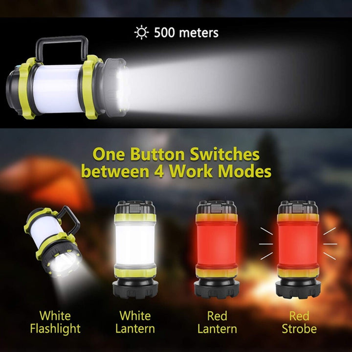 BossLamp Camp Lantern: Dual Light, Dual Power Rieworkes