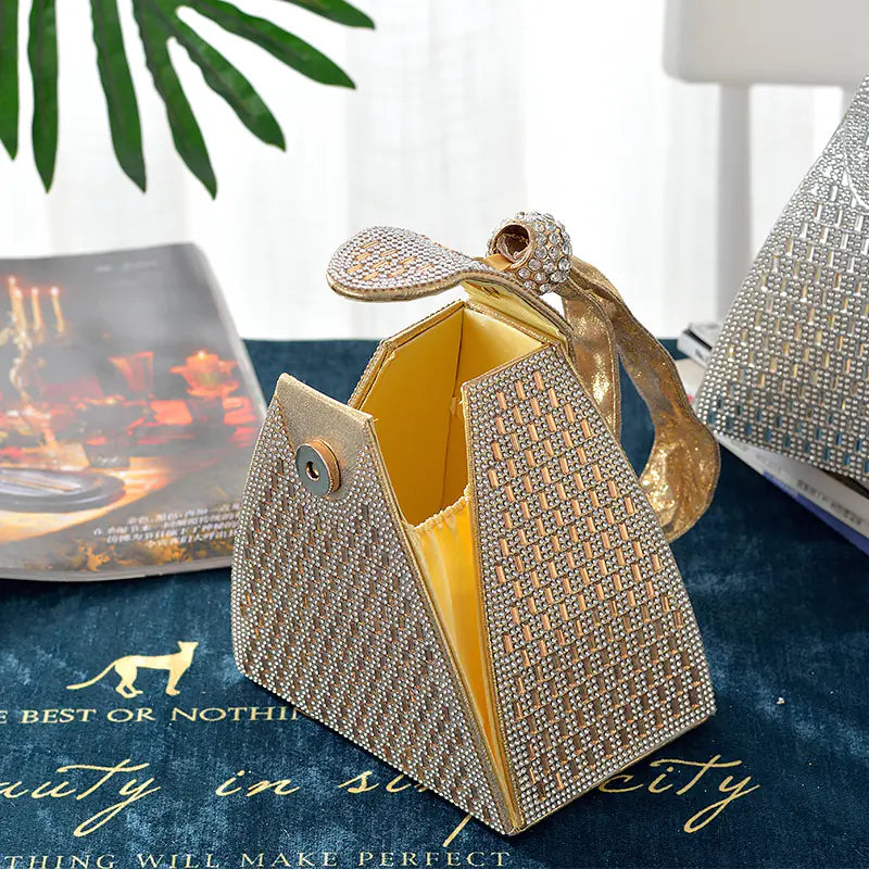 New Triangle Diamond Handbag for Evening Dresses Mimarta