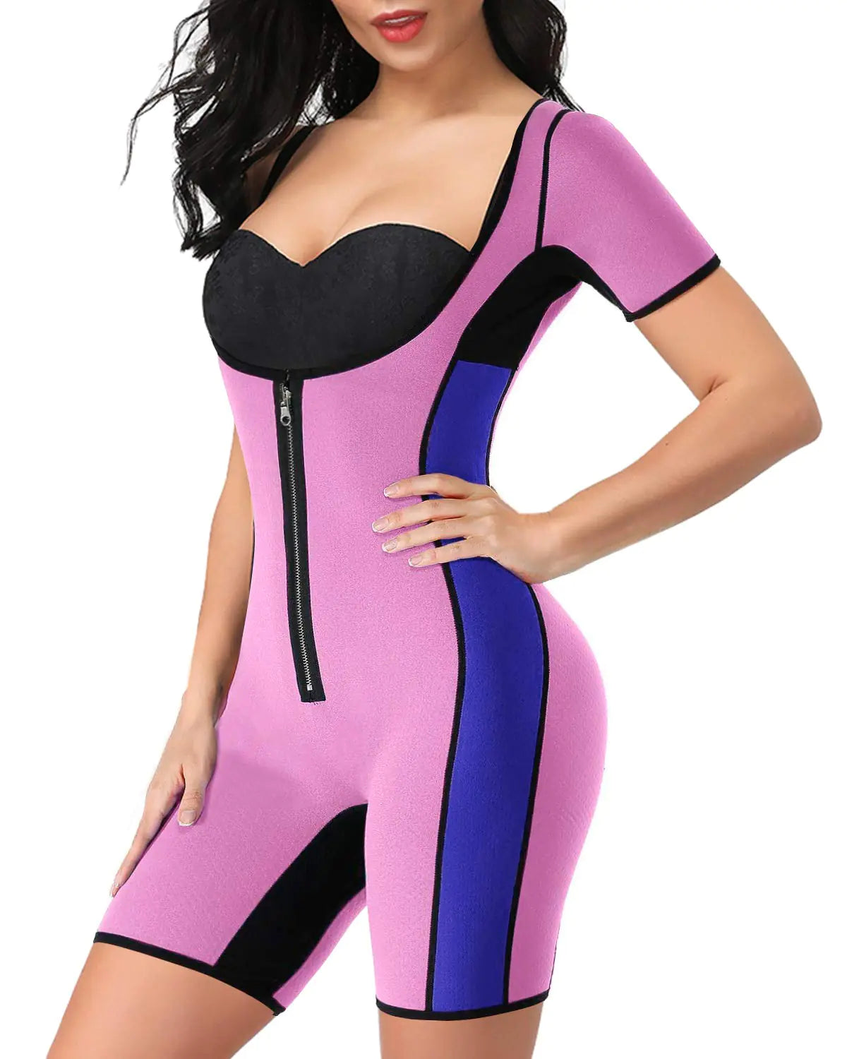 RIBIKA Sauna Suit for Women Weight Loss Sweat Tank Top Shaper Zipper waist trainer vest Belly Fat Full Body Control Mimarta